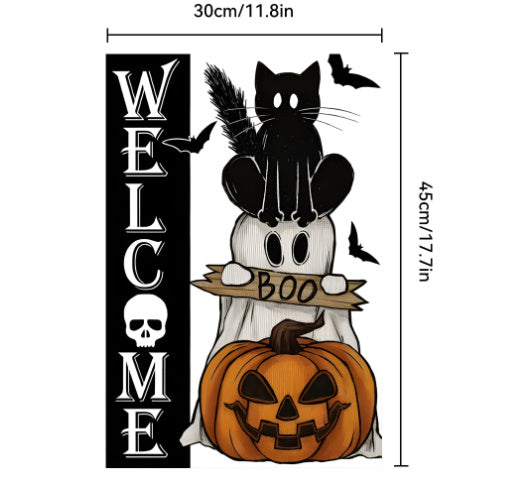 Halloween Garden Banner - The New Up
