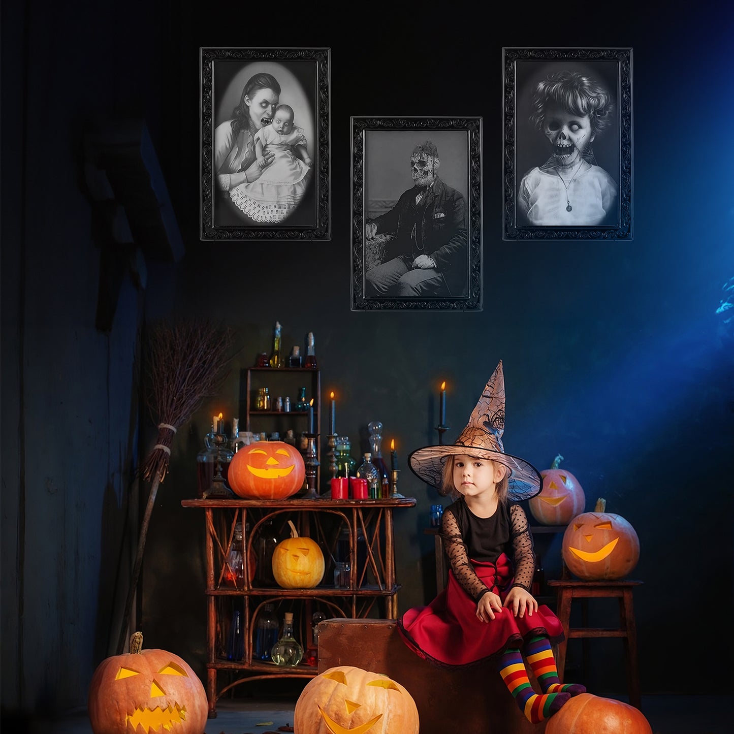 3D Changing Face Halloween Decoration - The New Up