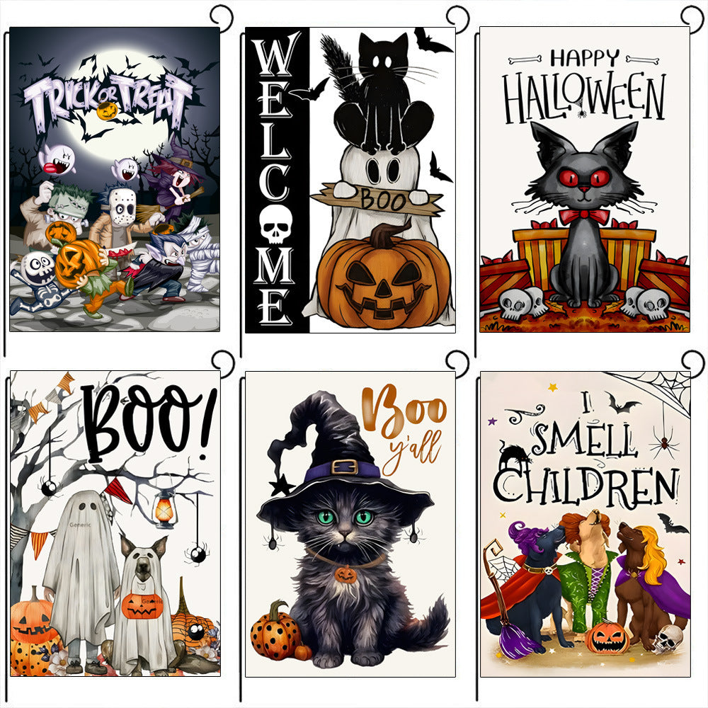 Halloween Garden Banner - The New Up