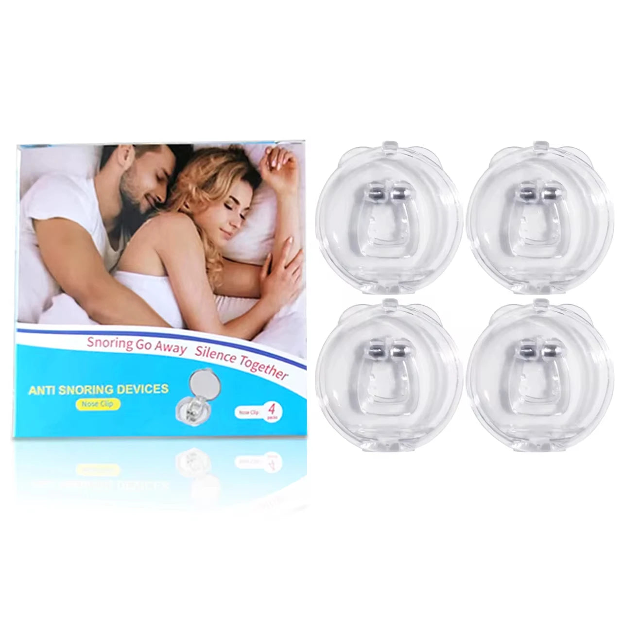Hot Anti Snoring Corrector Snore Prevention Gadget Men Women Anti-Snore Device Snore Elimination Nose Clip Quiet Sleep Night - The New Up