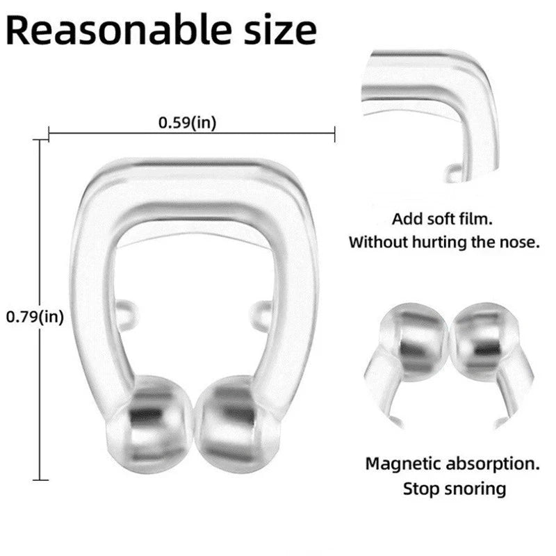 Hot Anti Snoring Corrector Snore Prevention Gadget Men Women Anti-Snore Device Snore Elimination Nose Clip Quiet Sleep Night - The New Up