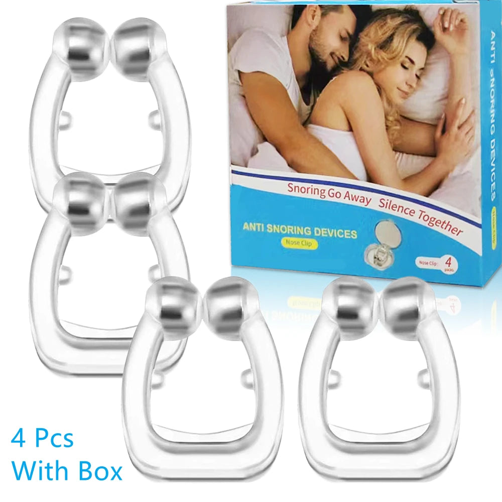 Hot Anti Snoring Corrector Snore Prevention Gadget Men Women Anti-Snore Device Snore Elimination Nose Clip Quiet Sleep Night - The New Up