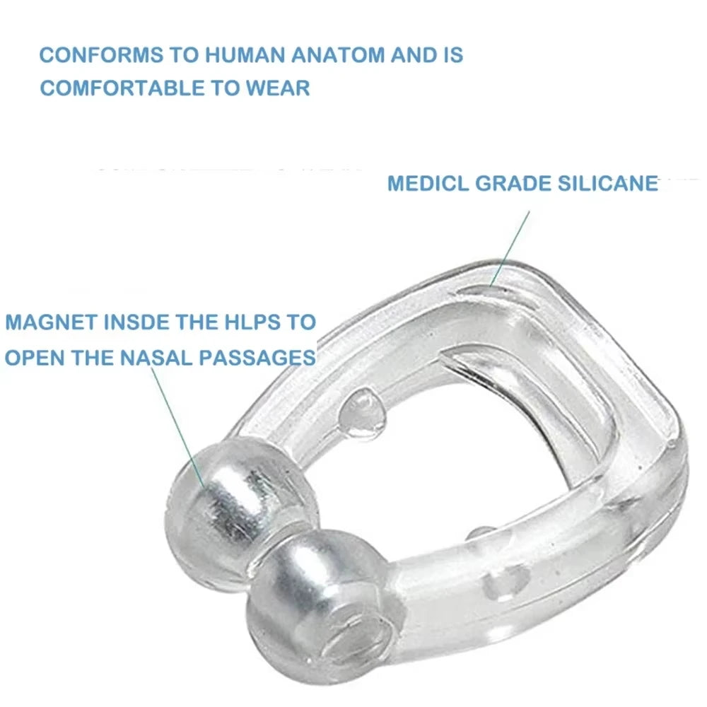 Hot Anti Snoring Corrector Snore Prevention Gadget Men Women Anti-Snore Device Snore Elimination Nose Clip Quiet Sleep Night - The New Up