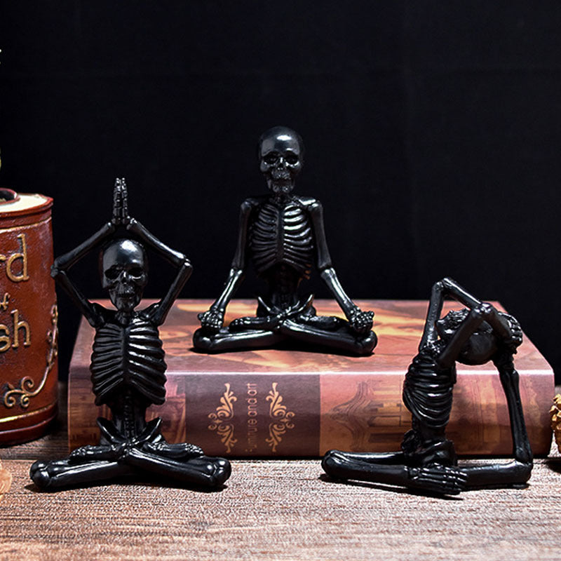 Halloween Yoga Skull Skeleton - The New Up