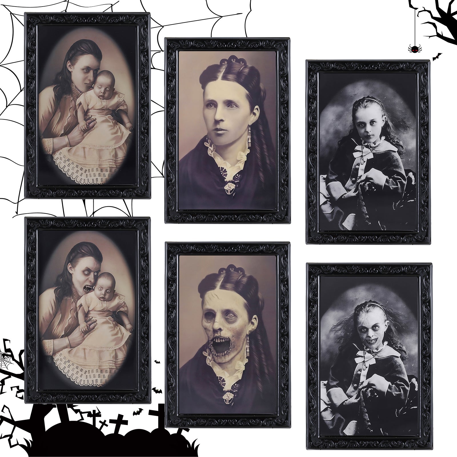 3D Changing Face Halloween Decoration - The New Up