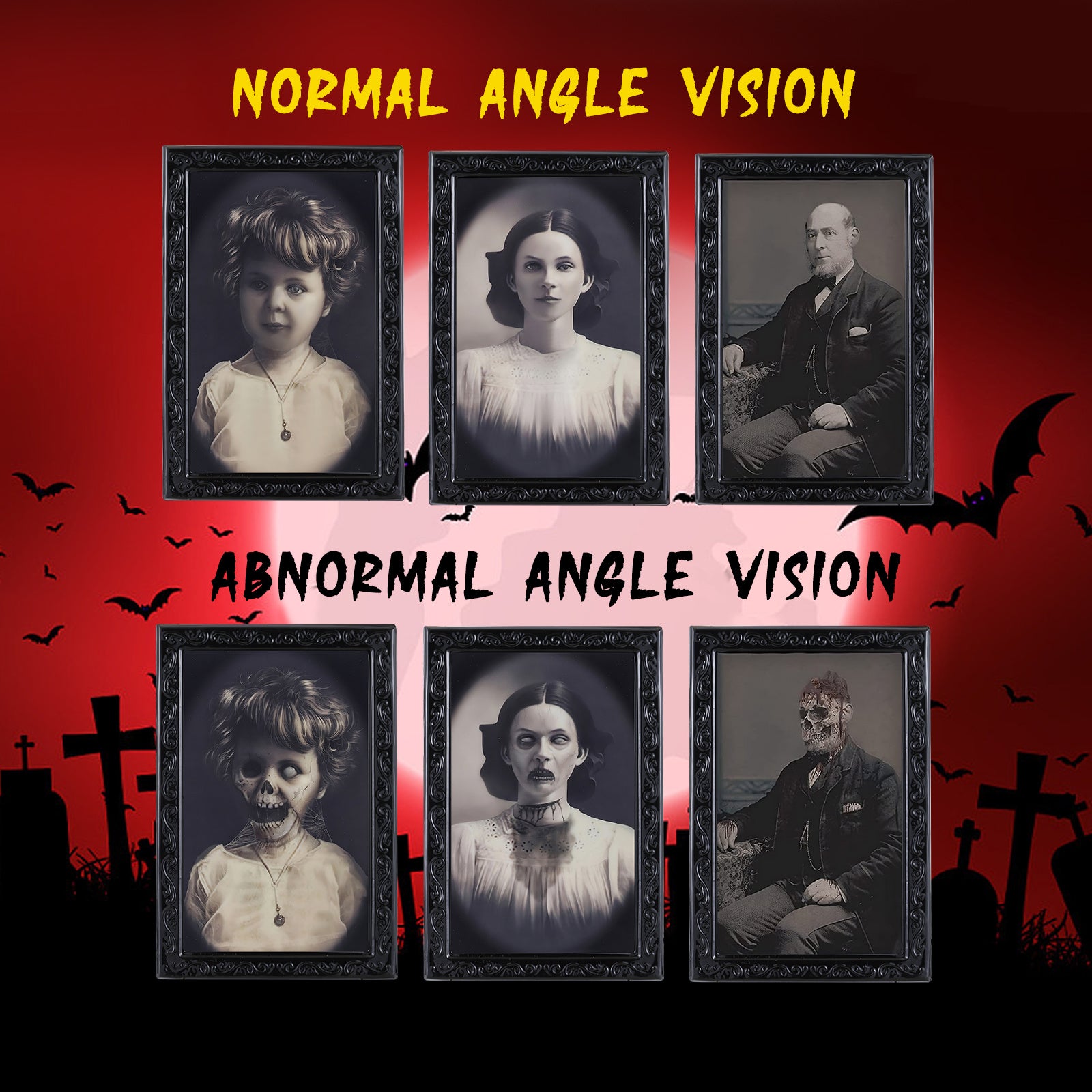 3D Changing Face Halloween Decoration - The New Up