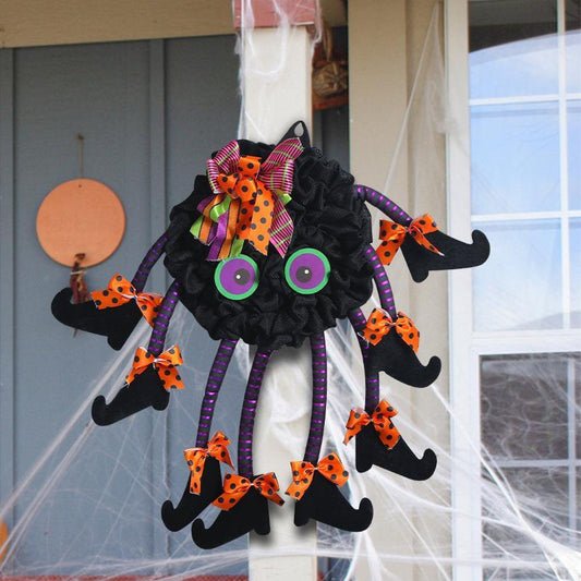 Halloween Spider Wreath - The New Up