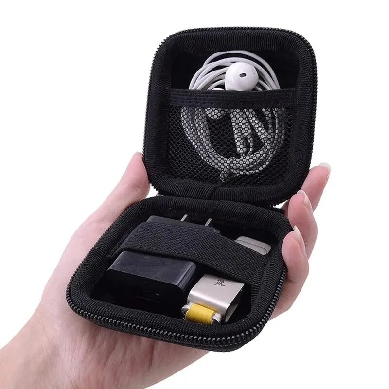 Portable Earphone Storage Bag Data Cable Organizer Bag Multifunctional Digital Gadgets Case For Charger U Disk Protective Cover - The New Up