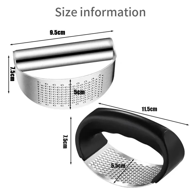 Upgraded Stainless Steel Garlic Press Squeezer Manual Garlic Ginger Rocker Crusher Garlic Cutting Mince Tools Kitchen Gadgets - The New Up