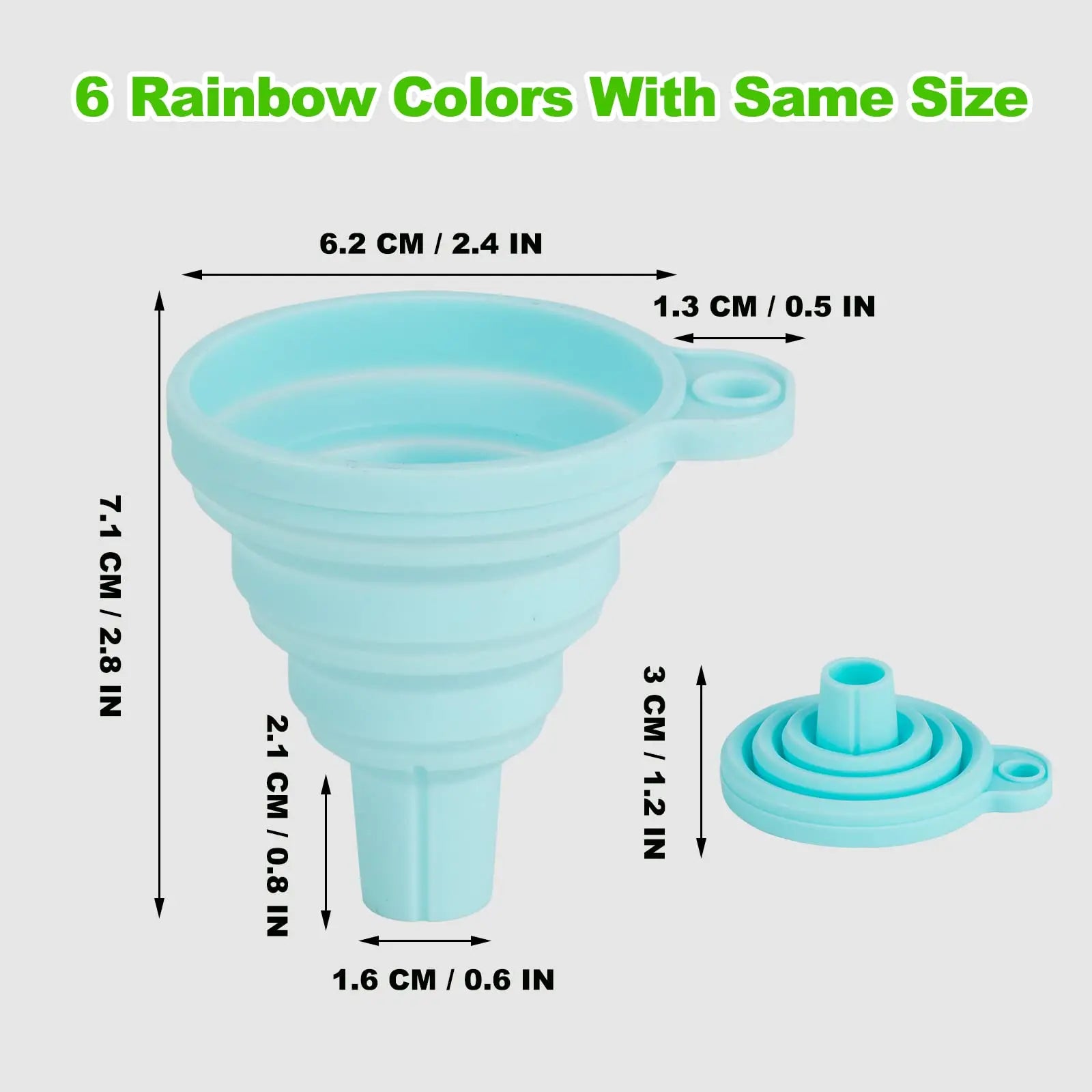 Kitchens Accessories Beer Oil Funnel Foldable Portable Funnel Suitable for Fuel Funnel Kitchen Aid Accessories Tools Gadgets Bar - The New Up