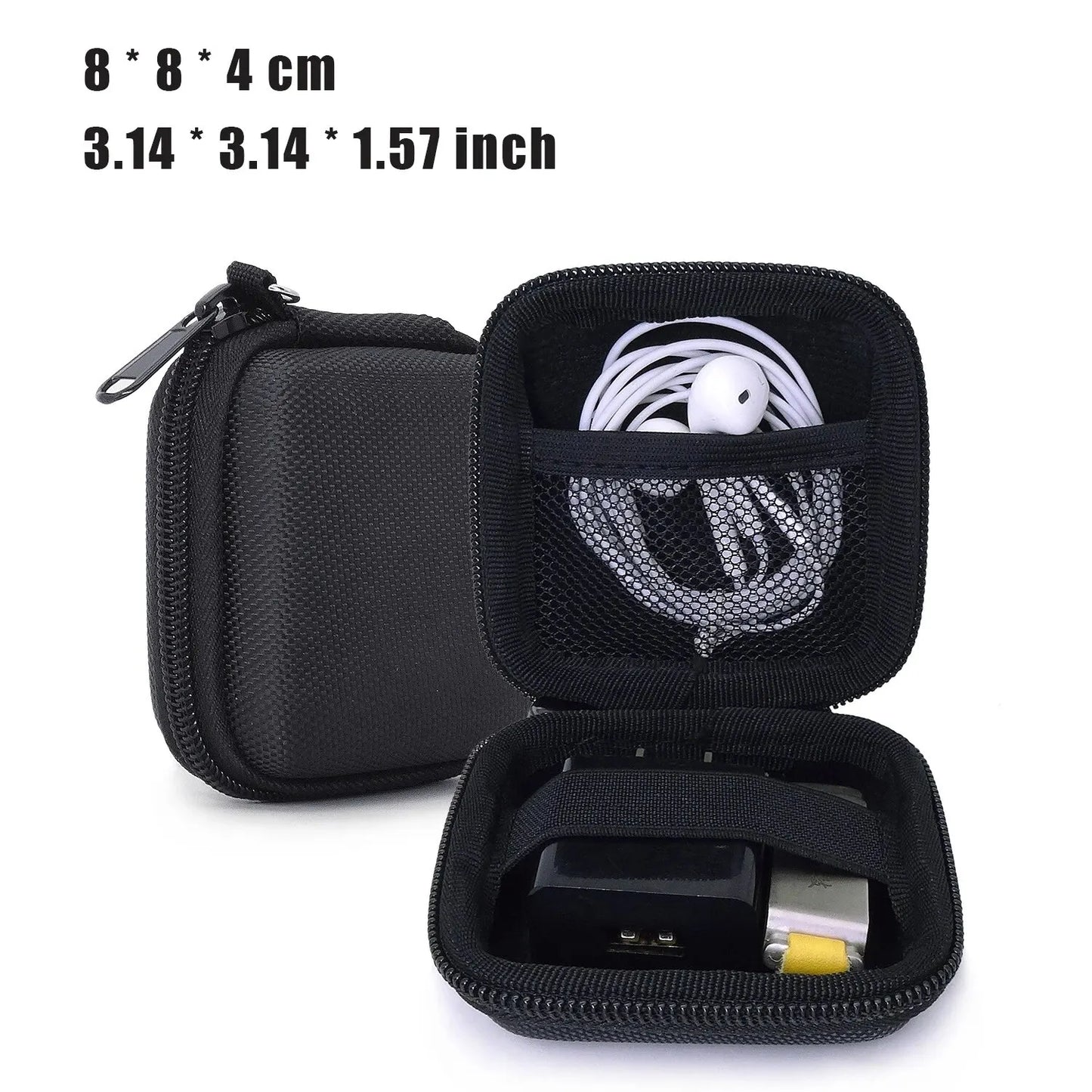 Portable Earphone Storage Bag Data Cable Organizer Bag Multifunctional Digital Gadgets Case For Charger U Disk Protective Cover - The New Up