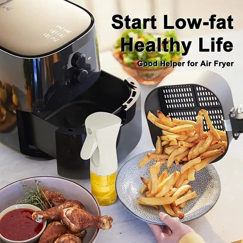 200-500ML Olive Oil Sprayer Empty Vinegar Oil Bottle Dispenser Salad BBQ Cooking Baking Kitchen Gadgets Mist Spray for Airfryer - The New Up