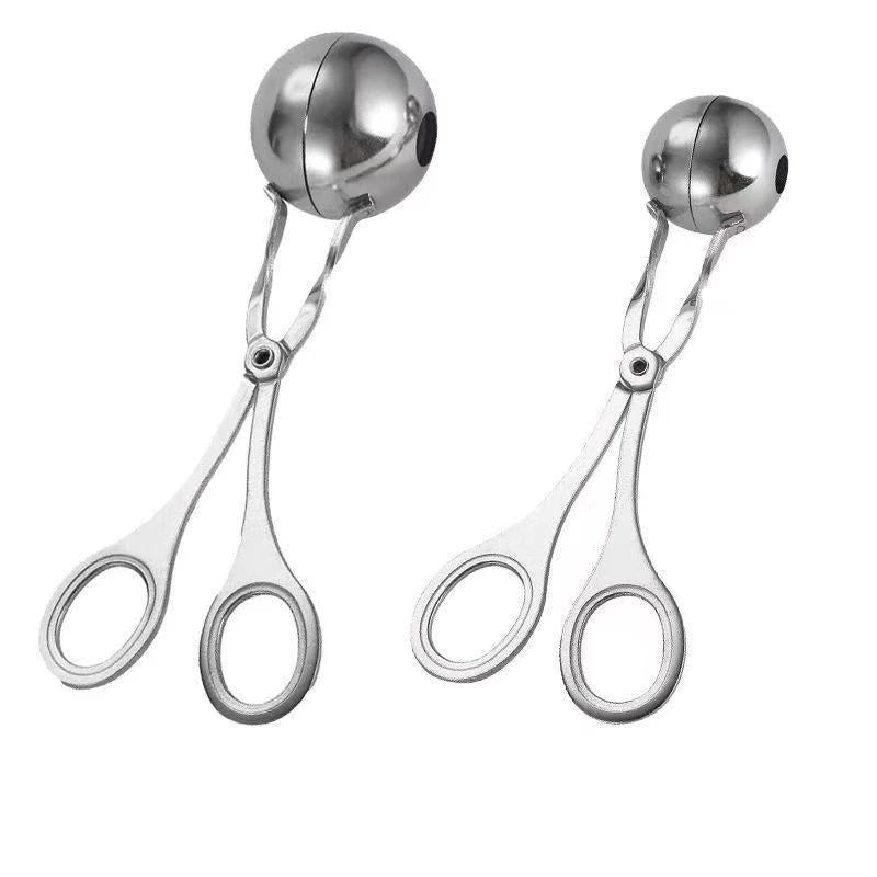 Meat Ball Maker Tool Stainless Steel Clip Round Rice Ball Shaper Spoon Meatball Making Mold Non Stick Stuffed Kitchen Gadget. - The New Up