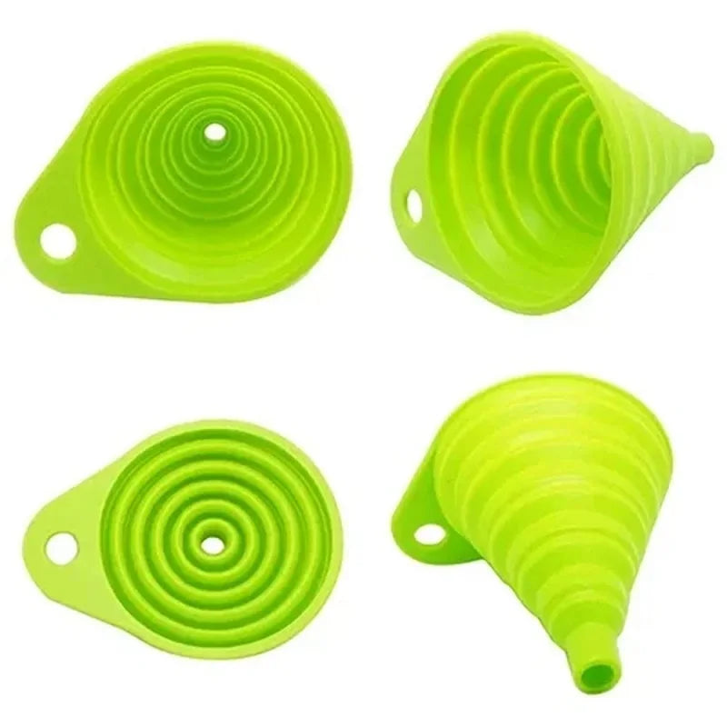Kitchens Accessories Beer Oil Funnel Foldable Portable Funnel Suitable for Fuel Funnel Kitchen Aid Accessories Tools Gadgets Bar - The New Up