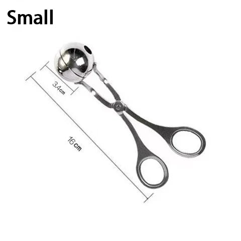 Meat Ball Maker Tool Stainless Steel Clip Round Rice Ball Shaper Spoon Meatball Making Mold Non Stick Stuffed Kitchen Gadget. - The New Up