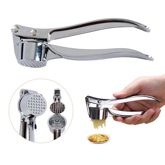 Kitchen Stainless Steel Garlic Smasher Squeezer Manual Press Grinding Tool Kitchen Accessories Kitchen Gadgets and Accessories - The New Up