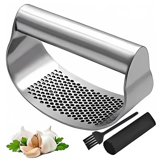 Upgraded Stainless Steel Garlic Press Squeezer Manual Garlic Ginger Rocker Crusher Garlic Cutting Mince Tools Kitchen Gadgets - The New Up