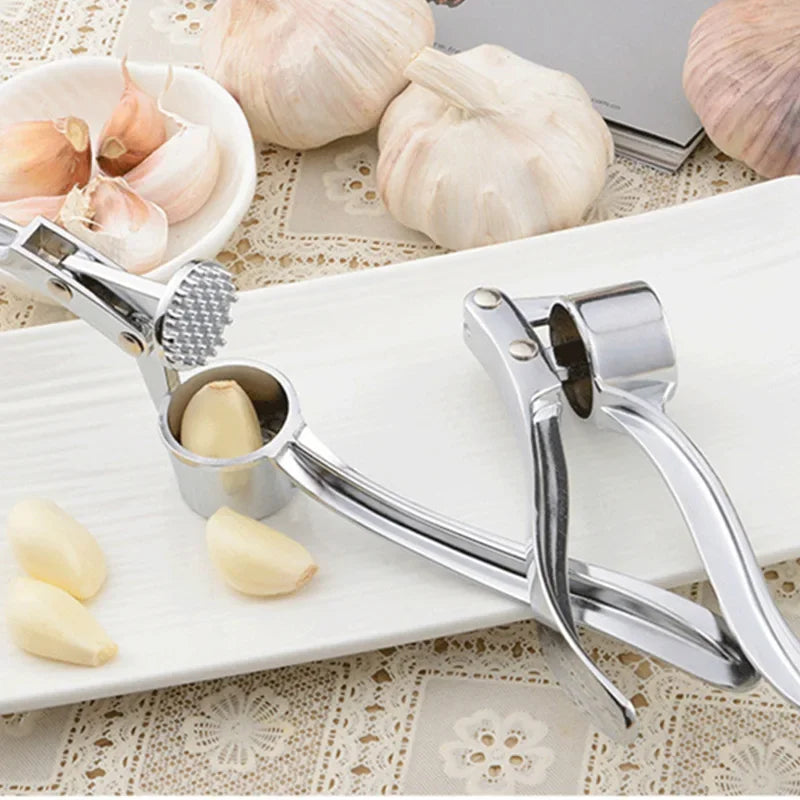 Kitchen Stainless Steel Garlic Smasher Squeezer Manual Press Grinding Tool Kitchen Accessories Kitchen Gadgets and Accessories - The New Up