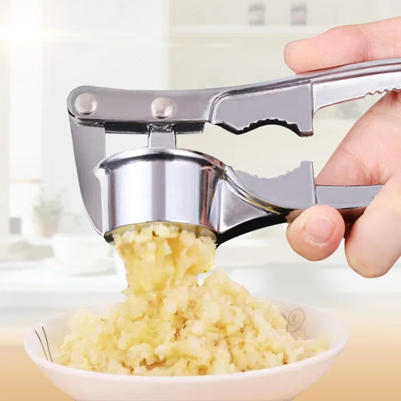 Kitchen Stainless Steel Garlic Smasher Squeezer Manual Press Grinding Tool Kitchen Accessories Kitchen Gadgets and Accessories - The New Up