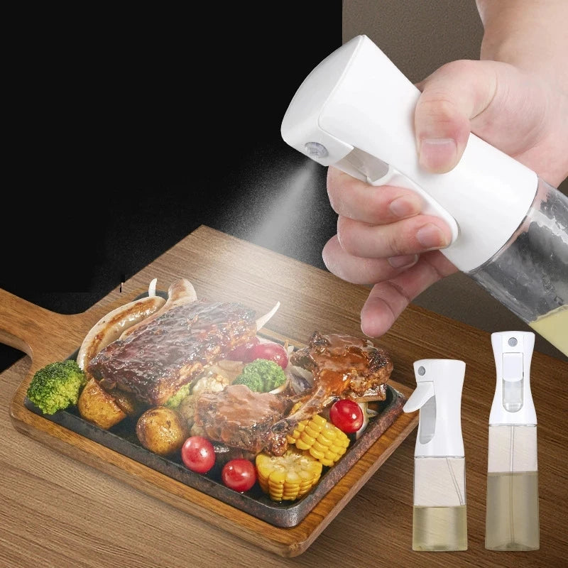 200-500ML Olive Oil Sprayer Empty Vinegar Oil Bottle Dispenser Salad BBQ Cooking Baking Kitchen Gadgets Mist Spray for Airfryer - The New Up