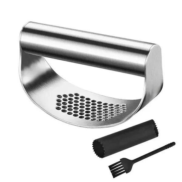 Upgraded Stainless Steel Garlic Press Squeezer Manual Garlic Ginger Rocker Crusher Garlic Cutting Mince Tools Kitchen Gadgets - The New Up