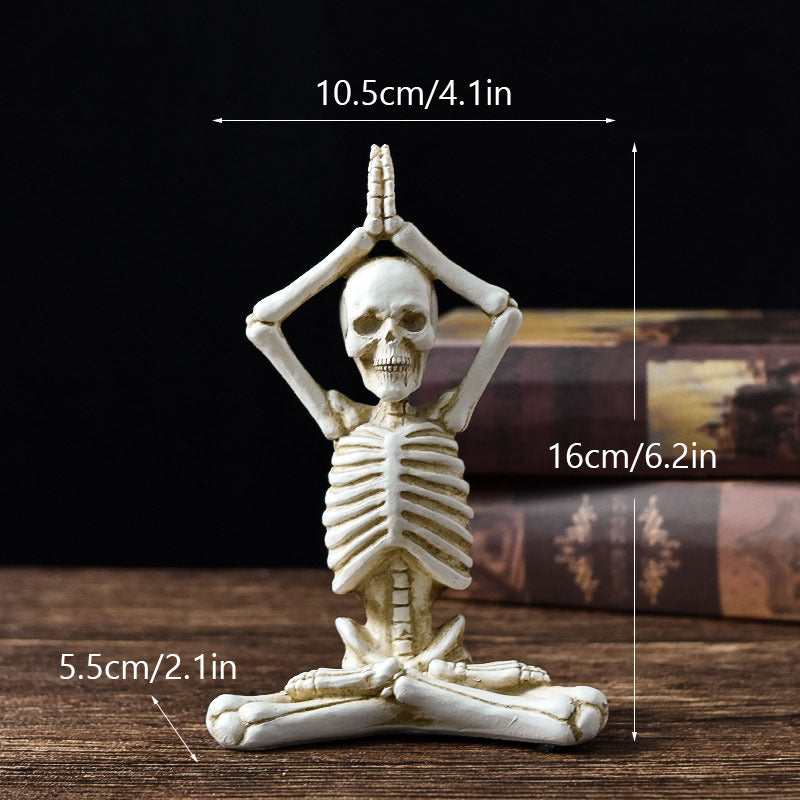 Halloween Yoga Skull Skeleton - The New Up