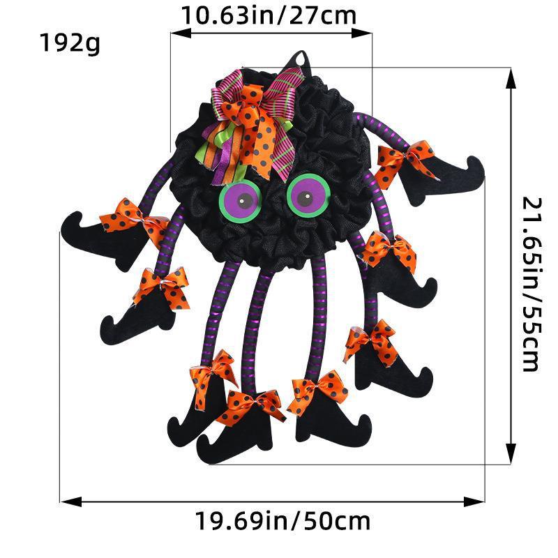 Halloween Spider Wreath - The New Up