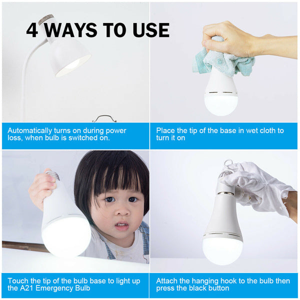 LED Fast Charging Bulb With Hook - The New Up